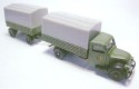 022 BeKa Garant East German Army (NVA) Flatbed truck and trailer with can